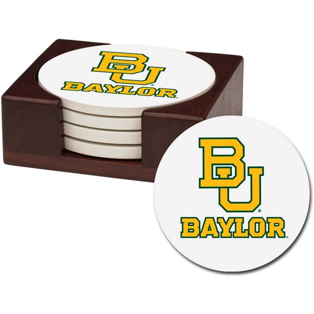 Home Sweet Home Baylor University NCAA 4 x 4 Absorbent Ceramic Coasters Pack of 4 
